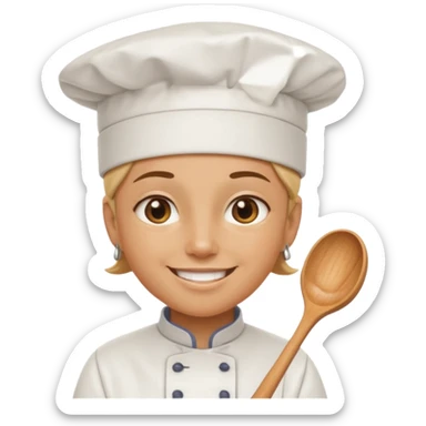 A salt and honey with legs and face sticker