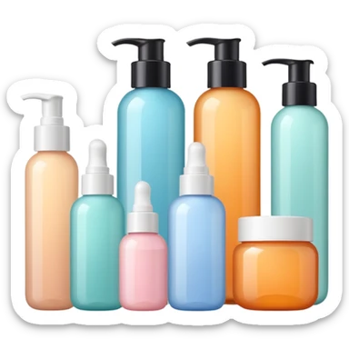 skincare aesthetic sticker