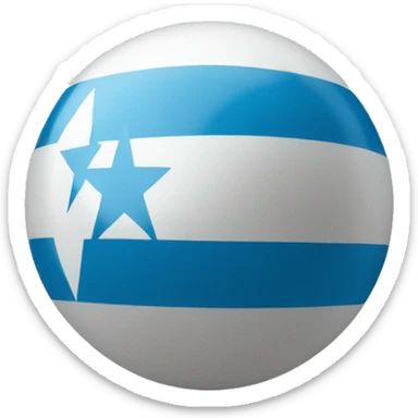 A Somalia Flag but in aball sticker