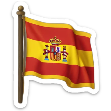 Flag of Spain (1945–1977) sticker