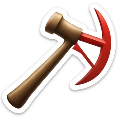 Communist Hammer and sickle sticker