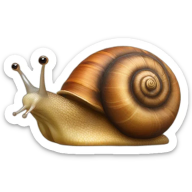 Two snails sticker