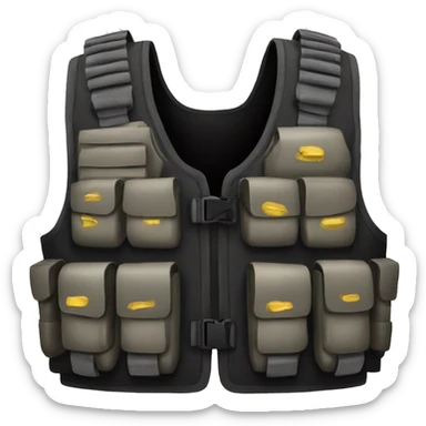 bulletproof vest sticker