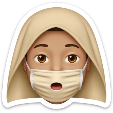 No pero tapada la boca  sticker