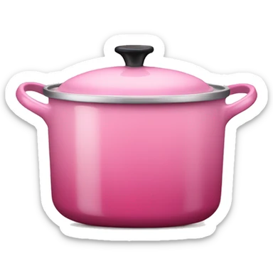 Pink Le Creuset  sticker