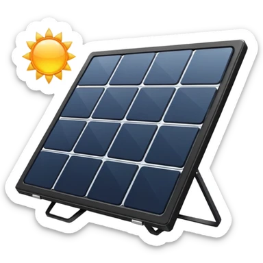 solar panel sticker