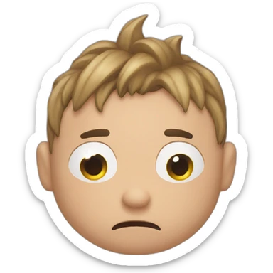 itchy bottom sticker