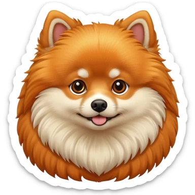pomerian sticker