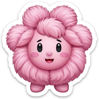 Kirby cute soo fan ❄️ sticker