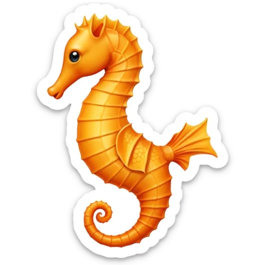 seahorse emoji sticker