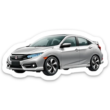 Honda civic fb sticker
