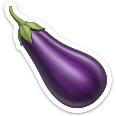 Eggplant with veins sticker