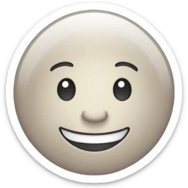 Smiling Circle Emoji sticker
