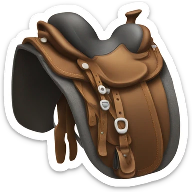 Saddle up sticker