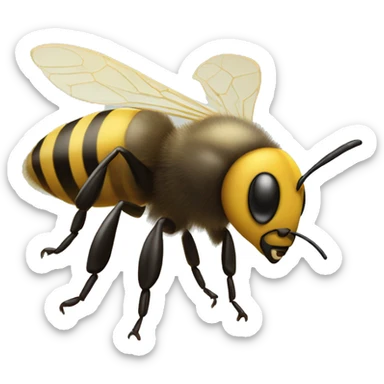 hypersonic honeybee sticker