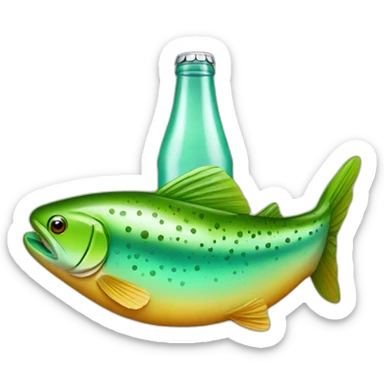 trout soda sticker