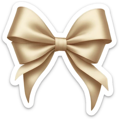 Bow sticker