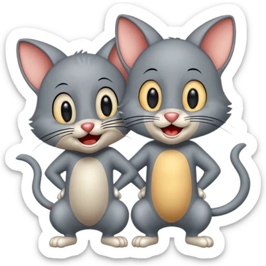 Tom and Jerry  sticker