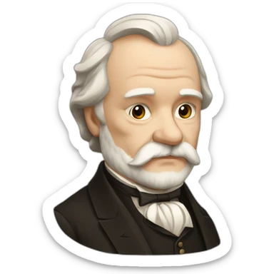 victor hugo sticker