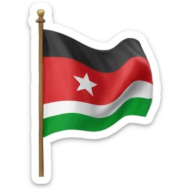 Syrias new flag sticker