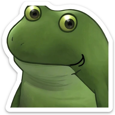 Frog sticker
