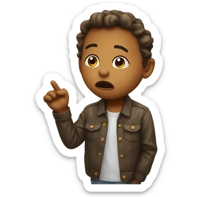 Blowing kiss  sticker