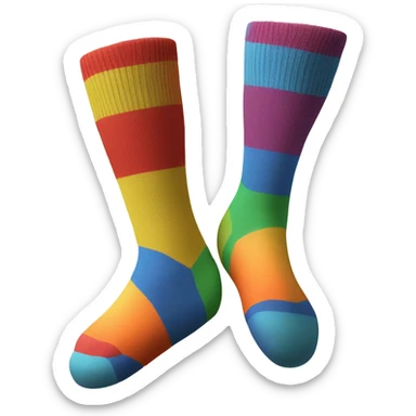 Happy feet kicking  sticker