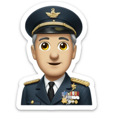 Charles de Gaulle sticker