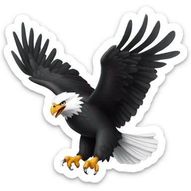 beşiktaş eagle flying sticker