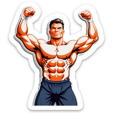 Moal muscle sticker