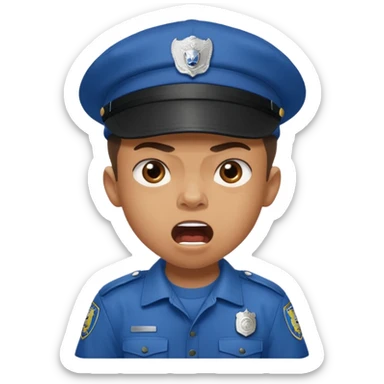 Ragazzo con cappello Nike mulatto che dice col Police in su sticker