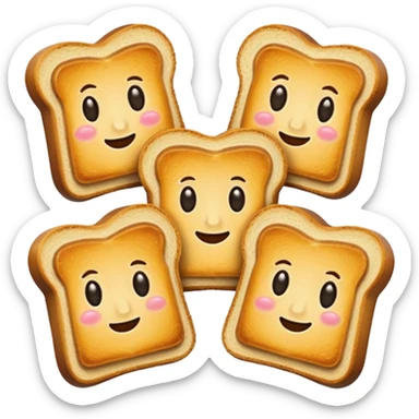 five toast sticker