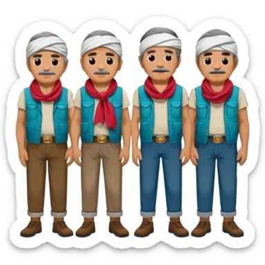 Older Mexican street gangs  sticker