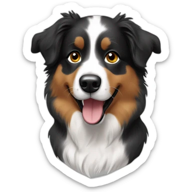 mini Australian shepherd sticker
