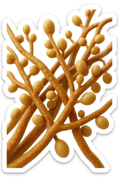 CANDIDA INTESTINALE, IPERREALISTICA 4K sticker