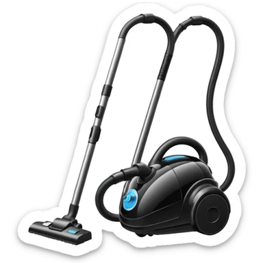 vacuum black sticker