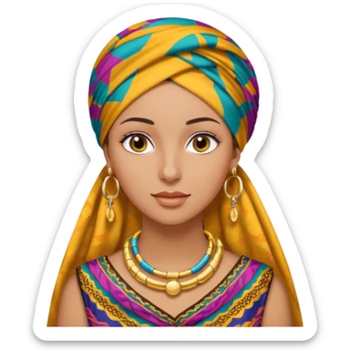 Female gypsy sticker