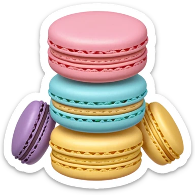 macaron 3d emoji sticker