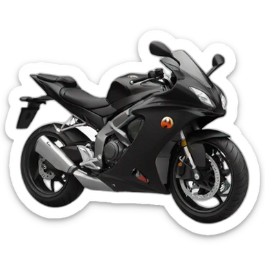 Moto r1 black sticker