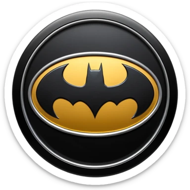 Nolan's batman symbol sticker