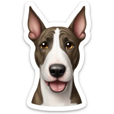 Bullterrier brindle sticker