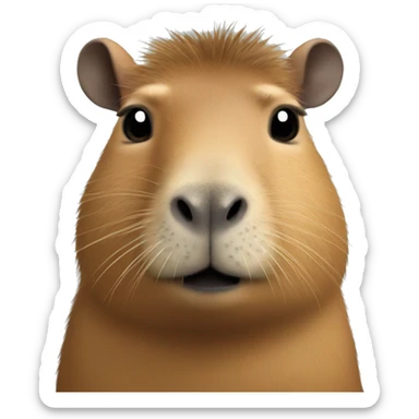 Capybara sticker