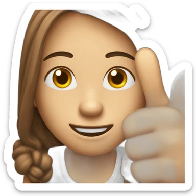 somewhat thumbs up sticker