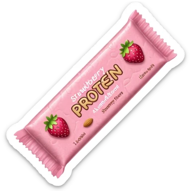 supergut strawberry almond protein bar sticker