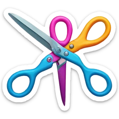 Two lesbian scissors sticker