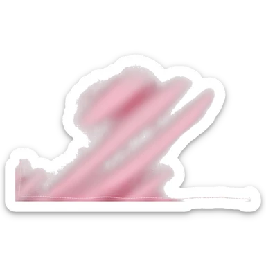 a light pink scarf sticker