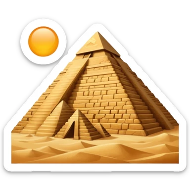 Pyramides sticker