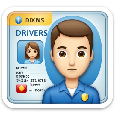 Drivers license  sticker