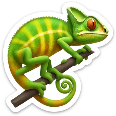 chameleon  sticker