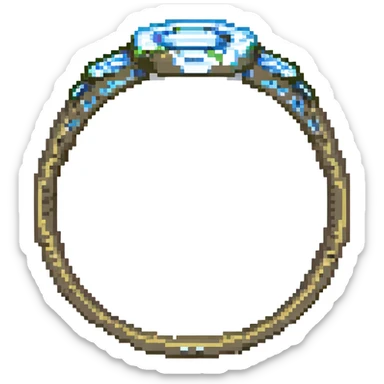 Halo ring world sticker